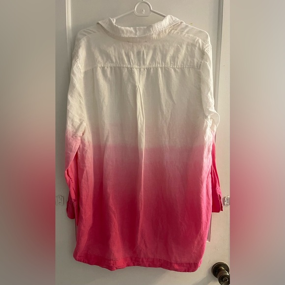 Vineyard Vines Ombré Linen Blend Women’s Tunic Size XL - Picture 3 of 3